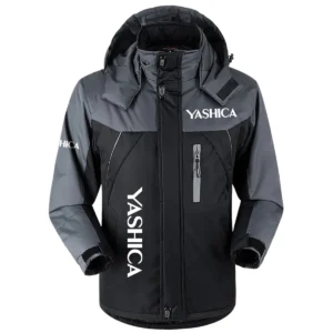 Yashica Photography Videography Exclusive Logo Outdoor Plush Charging Suit Waterproof Windproof Detachable Hood BLPT271124A1YSC