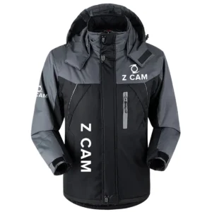 Z Cam Photography Videography Exclusive Logo Outdoor Plush Charging Suit Waterproof Windproof Detachable Hood BLPT271124A1ZC