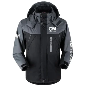 OM SYSTEM Photography Videography Exclusive Logo Plush Charging Suit Waterproof Windproof Detachable Hood BLPT61124A1OMSPCS