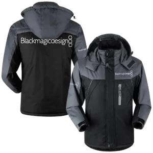 Blackmagic Design Photography Videography Exclusive Logo Plush Charging Suit Waterproof Windproof Detachable Hood BLPT251124A1BMD