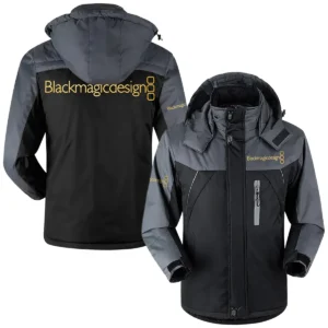 Blackmagic Design Photography Videography Exclusive Logo Plush Charging Suit Waterproof Windproof Detachable Hood BLPT251124A2BMD