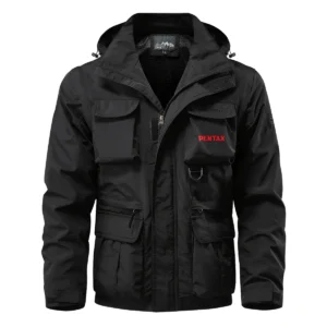 Pentax Photography Videography Exclusive Logo Multi Pocket Jacket BLPT71124A1PTMPJ