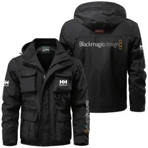 Helly Hansen x Blackmagic Design Special Release Multi Pocket Jacket Detachable Hood and Sleeves BL261124A5HHBMD