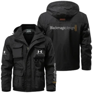 Under Armour x Blackmagic Design Special Release Multi Pocket Jacket Detachable Hood and Sleeves BL261124A5UABMD