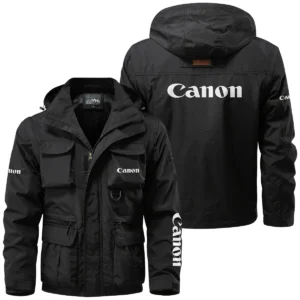 Canon Photography Videography Exclusive Logo Multi Pocket Jacket BLPT181124A1CNMPJ