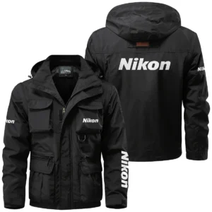 Nikon Photography Videography Exclusive Logo Multi Pocket Jacket BLPT181124A1NKMPJ