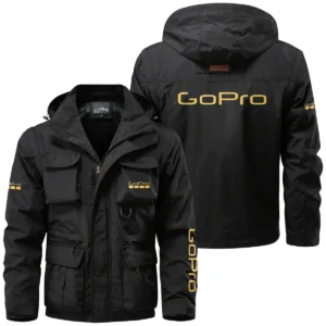 GoPro Photography Videography Exclusive Logo Multi Pocket Jacket BLPT71124A1GPMPJ