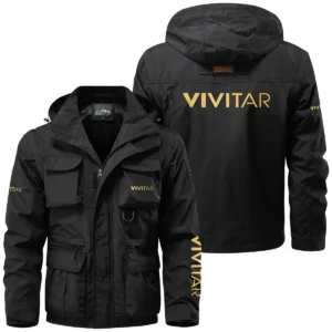 Vivitar Photography Videography Exclusive Logo Multi Pocket Jacket BLPT71124A1VVTMPJ