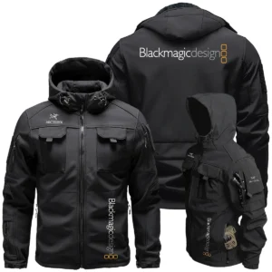 Arc'teryx x Blackmagic Design Special Release Outdoor Tactical Beetle Hooded Jacket With Pockets - BL261124A4ATRBMD