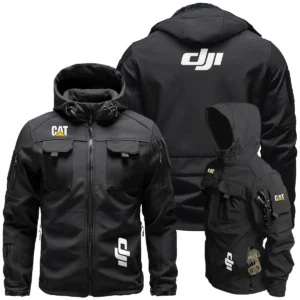 Caterpillar x DJI Special Release Outdoor Tactical Beetle Hooded Jacket With Pockets - BL261124A4CATDJI
