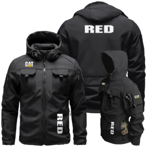 Caterpillar x Red Digital Cinema Special Release Outdoor Tactical Beetle Hooded Jacket With Pockets - BL261124A4CATRDC