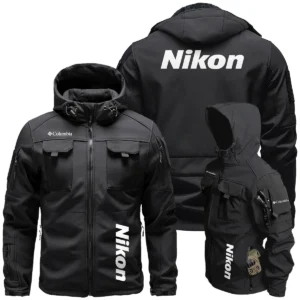 Columbia Sportswear x Nikon Special Release Outdoor Tactical Beetle Hooded Jacket With Pockets - BL261124A4CSNK