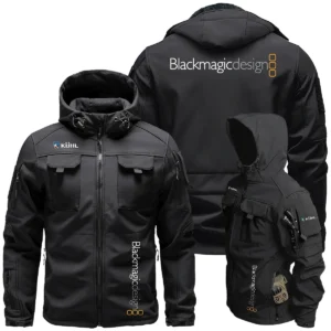 Kuhl x Blackmagic Design Special Release Outdoor Tactical Beetle Hooded Jacket With Pockets - BL261124A4KUHBMD