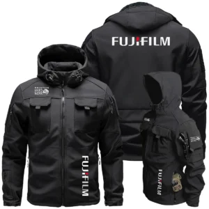 Mountain Hardwear x Fujifilm Special Release Outdoor Tactical Beetle Hooded Jacket With Pockets - BL261124A4MHFJF