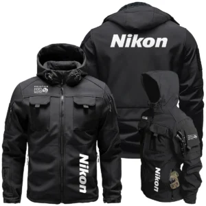 Mountain Hardwear x Nikon Special Release Outdoor Tactical Beetle Hooded Jacket With Pockets - BL261124A4MHNK