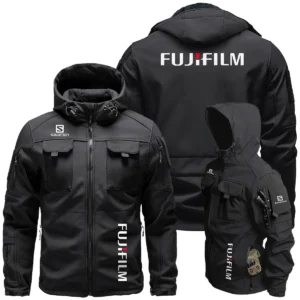 Salomon x Fujifilm Special Release Outdoor Tactical Beetle Hooded Jacket With Pockets - BL261124A4SLMFJF