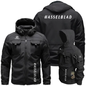 Salomon x Hasselblad Special Release Outdoor Tactical Beetle Hooded Jacket With Pockets - BL261124A4SLMHSB