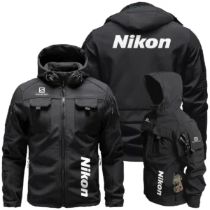 Salomon x Nikon Special Release Outdoor Tactical Beetle Hooded Jacket With Pockets - BL261124A4SLMNK