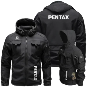 Salomon x Pentax Special Release Outdoor Tactical Beetle Hooded Jacket With Pockets - BL261124A4SLMPT