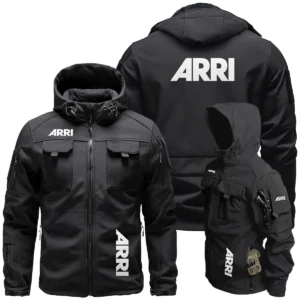 Arri Photography Videography Exclusive Logo Outdoor Tactical Beetle Hooded Jacket With Pockets - BLPT131124A1ARBHJ