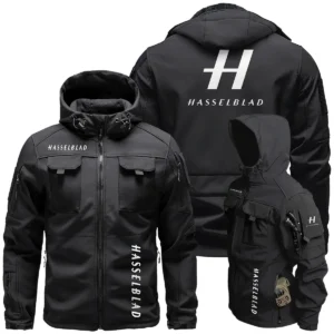 Hasselblad Photography Videography Exclusive Logo Outdoor Tactical Beetle Hooded Jacket With Pockets - BLPT131124A2HSBBHJ