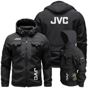 JVC Photography Videography Exclusive Logo Outdoor Tactical Beetle Hooded Jacket With Pockets - BLPT131124A1JVCBHJ