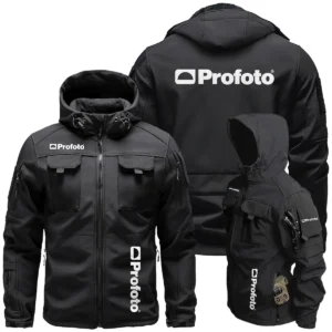 Profoto Photography Videography Exclusive Logo Outdoor Tactical Beetle Hooded Jacket With Pockets - BLPT131124A1PRBHJ