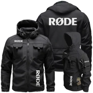 Rode Photography Videography Exclusive Logo Outdoor Tactical Beetle Hooded Jacket With Pockets - BLPT131124A1ROBHJ