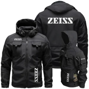Zeiss Photography Videography Exclusive Logo Outdoor Tactical Beetle Hooded Jacket With Pockets - BLPT131124A1ZEBHJ