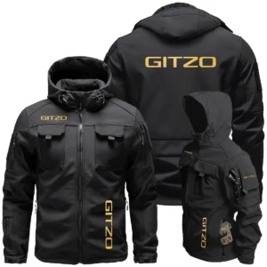 Gitzo Photography Videography Exclusive Logo Outdoor Tactical Beetle Hooded Jacket With Pockets - BLPT131124A2GZBHJ
