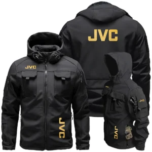 JVC Photography Videography Exclusive Logo Outdoor Tactical Beetle Hooded Jacket With Pockets - BLPT131124A2JVCBHJ