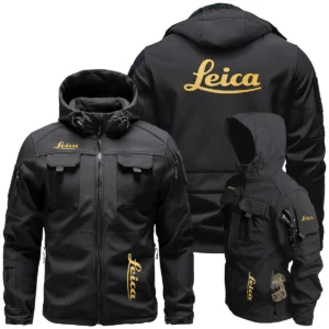 Leica Photography Videography Exclusive Logo Outdoor Tactical Beetle Hooded Jacket With Pockets - BLPT131124A2LCBHJ