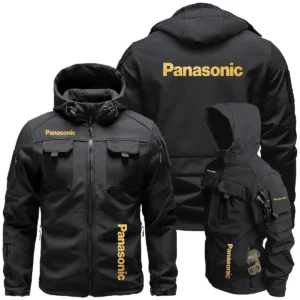 Panasonic Photography Videography Exclusive Logo Outdoor Tactical Beetle Hooded Jacket With Pockets - BLPT131124A2PSNBHJ