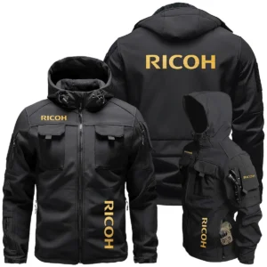 Ricoh Photography Videography Exclusive Logo Outdoor Tactical Beetle Hooded Jacket With Pockets - BLPT131124A2RCBHJ