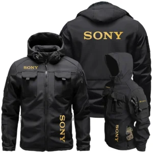 Sony Photography Videography Exclusive Logo Outdoor Tactical Beetle Hooded Jacket With Pockets - BLPT131124A2SNBHJ