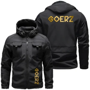 Goerz Optical Photography Videography Exclusive Logo Outdoor Tactical Beetle Hooded Jacket With Pockets - BLPT31124A2GRZBHJ
