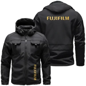 Fujifilm Photography Videography Exclusive Logo Outdoor Tactical Beetle Hooded Jacket With Pockets - BLPT71124A1FJFBHJ