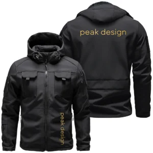 Peak Design Photography Videography Exclusive Logo Outdoor Tactical Beetle Hooded Jacket With Pockets - BLPT71124A1PDBHJ