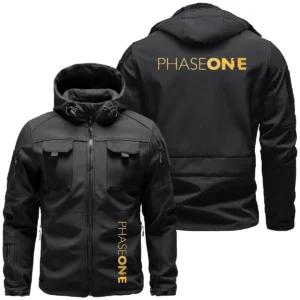 Phase One Photography Videography Exclusive Logo Outdoor Tactical Beetle Hooded Jacket With Pockets - BLPT71124A1PHOBHJ