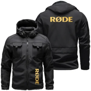Rollei Photography Videography Exclusive Logo Outdoor Tactical Beetle Hooded Jacket With Pockets - BLPT131124A1ROLBHJ