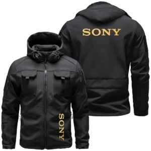 Sony Photography Videography Exclusive Logo Outdoor Tactical Beetle Hooded Jacket With Pockets - BLPT71124A1SNBHJ