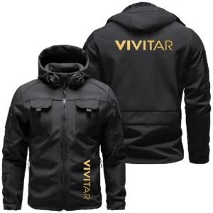 Vivitar Photography Videography Exclusive Logo Outdoor Tactical Beetle Hooded Jacket With Pockets - BLPT71124A1VVTBHJ