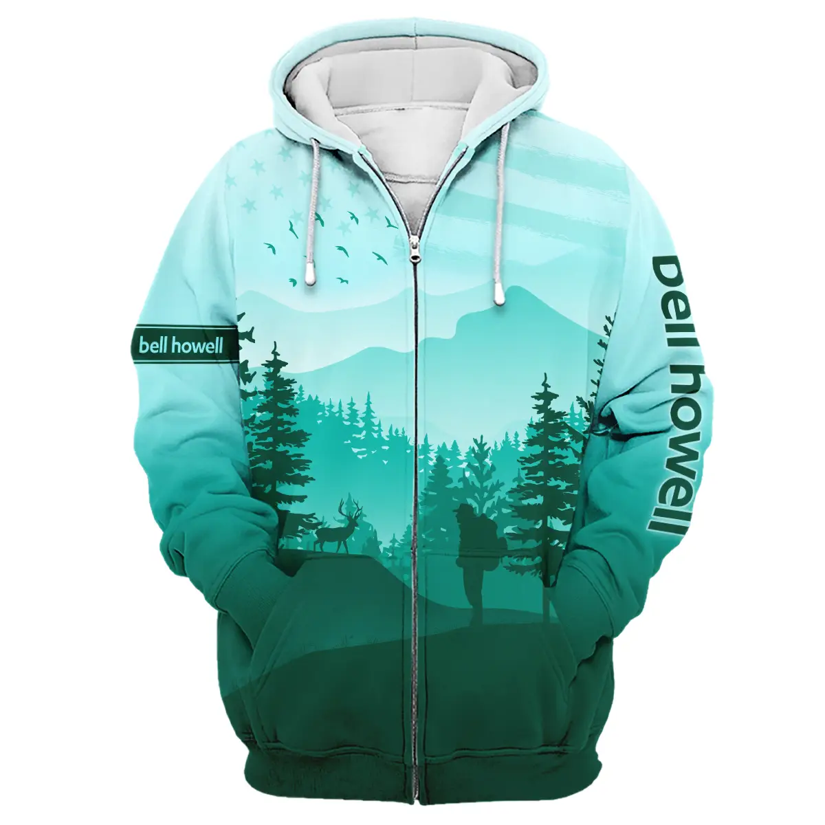 And Into The Forest I Go To Lose My Mind And Find My Soul Bell & Howell Photography Videography Apparel All Over Prints BL281024A1BH - Zipper Hoodie