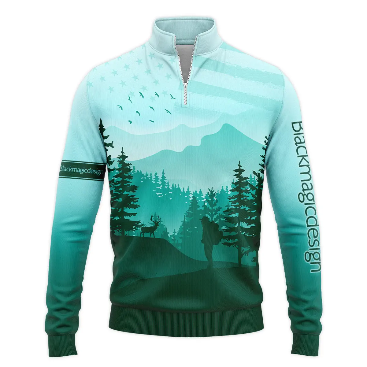 And Into The Forest I Go To Lose My Mind And Find My Soul Blackmagic Design Photography Videography Apparel All Over Prints BL281024A1BMD - Quarter-Zip Jacket