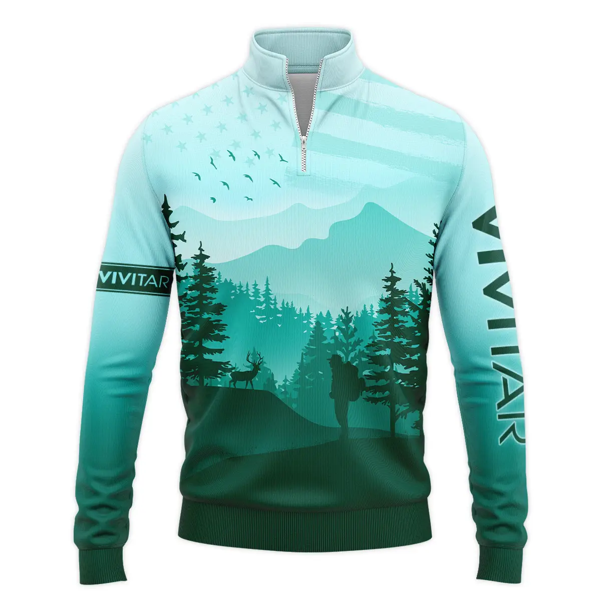 And Into The Forest I Go To Lose My Mind And Find My Soul Vivitar Photography Videography Apparel All Over Prints BL281024A1VVT - Quarter-Zip Jacket