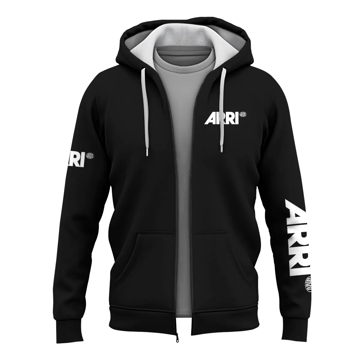 Arri Photography Videography Exclusive Logo Zipper Hoodie BLPT231124A1AR