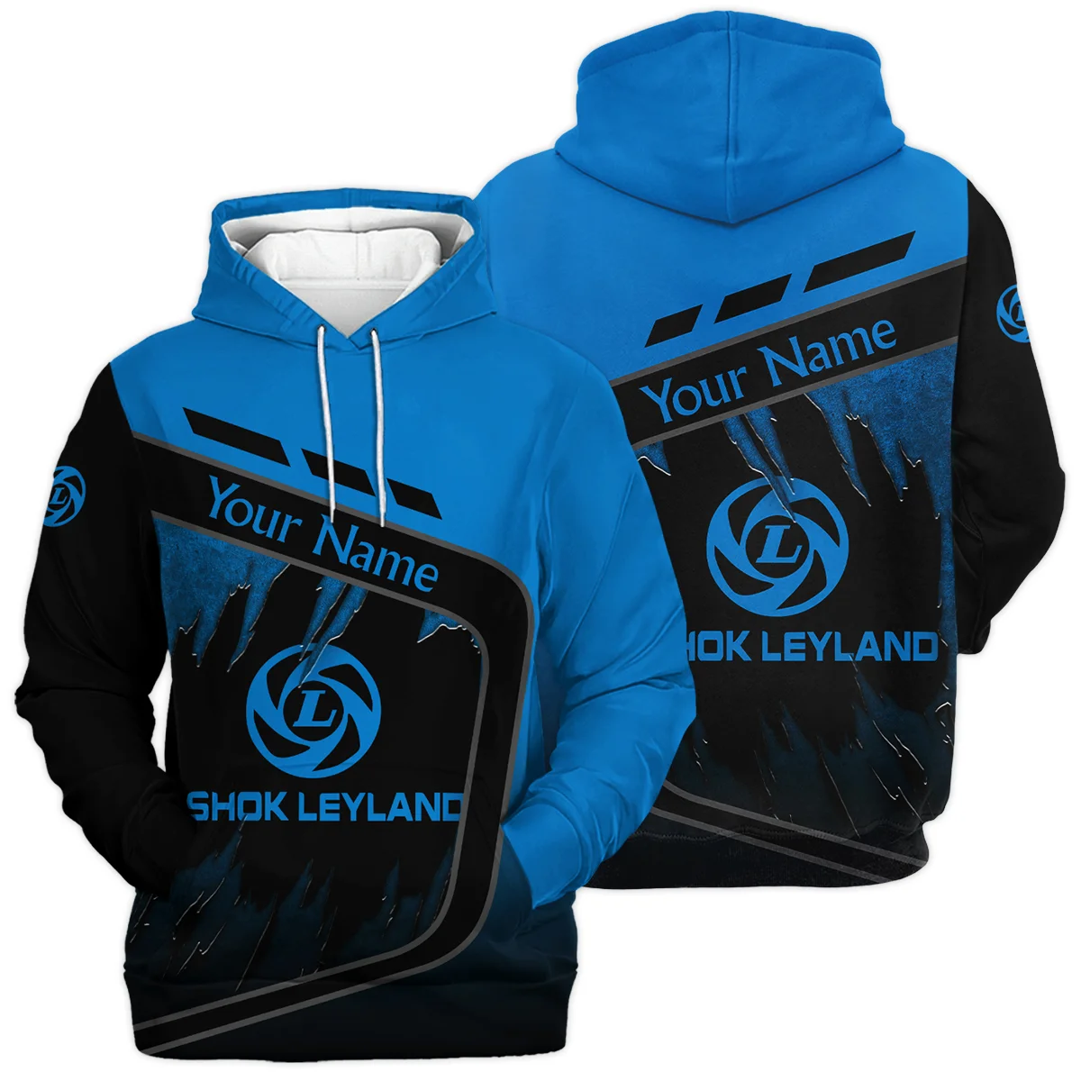 Ashok Leyland Gift For Trucker Exclusive Logo Hoodie BLT21125ALHD