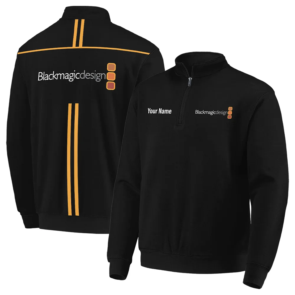 Blackmagic Design Photography Videography Quarter-Zip Jacket All Over Prints BLGK51224A2BMD