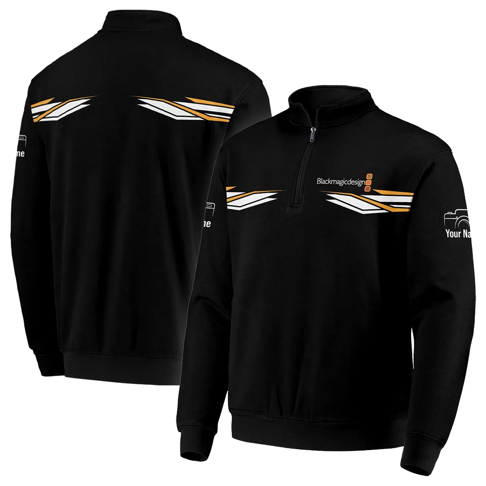 Blackmagic Design Photography Videography Quarter-Zip Jacket All Over Prints BLPT181224A2BMD