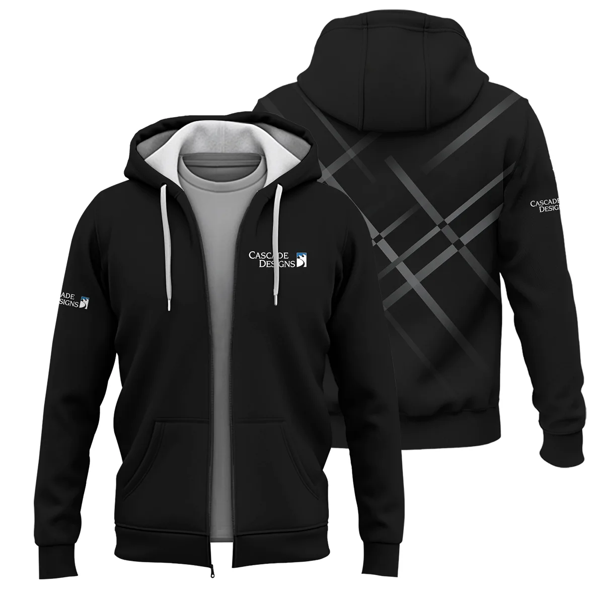 Carhartt Outdoor Clothing Brand Exclusive Logo Zipper Hoodie BLBR291124A3CAR